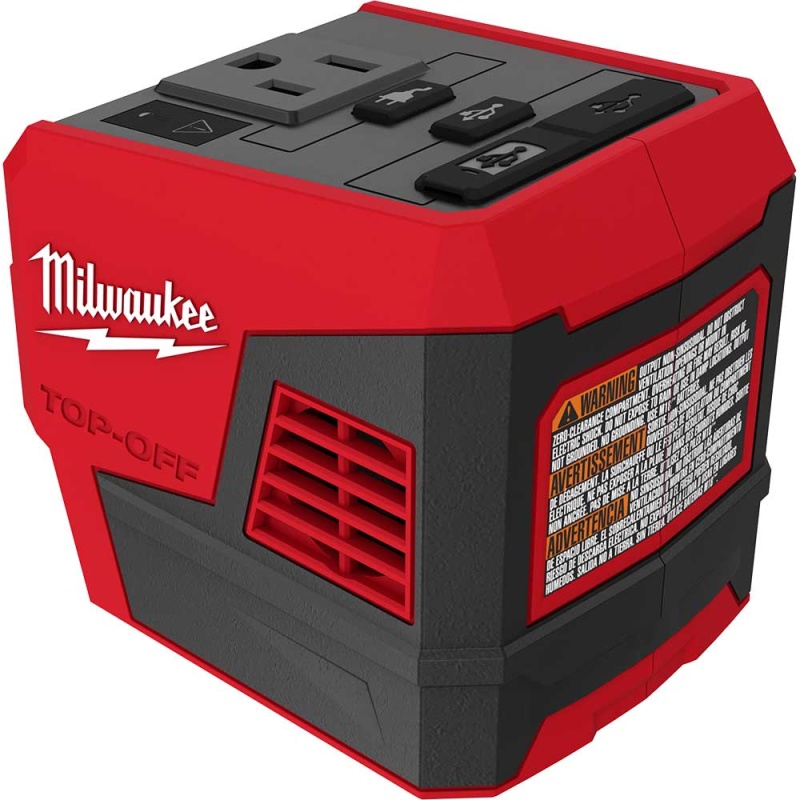 Milwaukee 2846-20 M18 18V 175W TOP-OFF Li-Ion Compact Inverter Power Supply