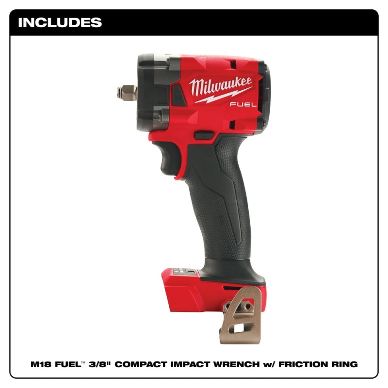 Milwaukee 2854-80 M18 FUEL 18V 3/8" Compact Impact Wrench - Recon - Bare Tool - Image 2