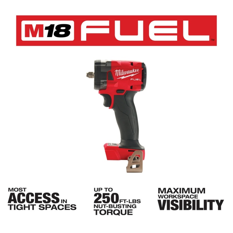 Milwaukee 2854-80 M18 FUEL 18V 3/8" Compact Impact Wrench - Recon - Bare Tool - Image 3