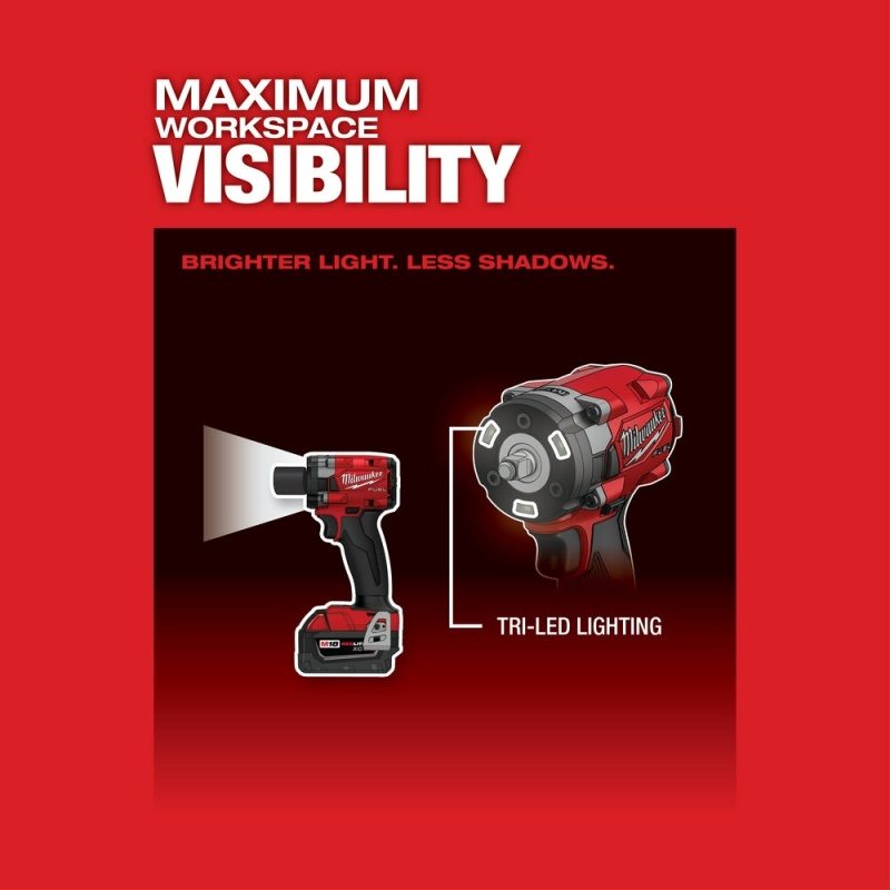 Milwaukee 2854-80 M18 FUEL 18V 3/8" Compact Impact Wrench - Recon - Bare Tool - Image 7