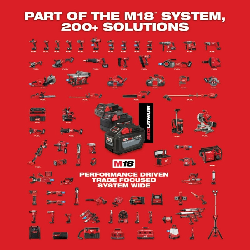 Milwaukee 2866-22 M18 FUEL 18V 5.0Ah Auto Start Drywall Screw Gun Kit - Image 14