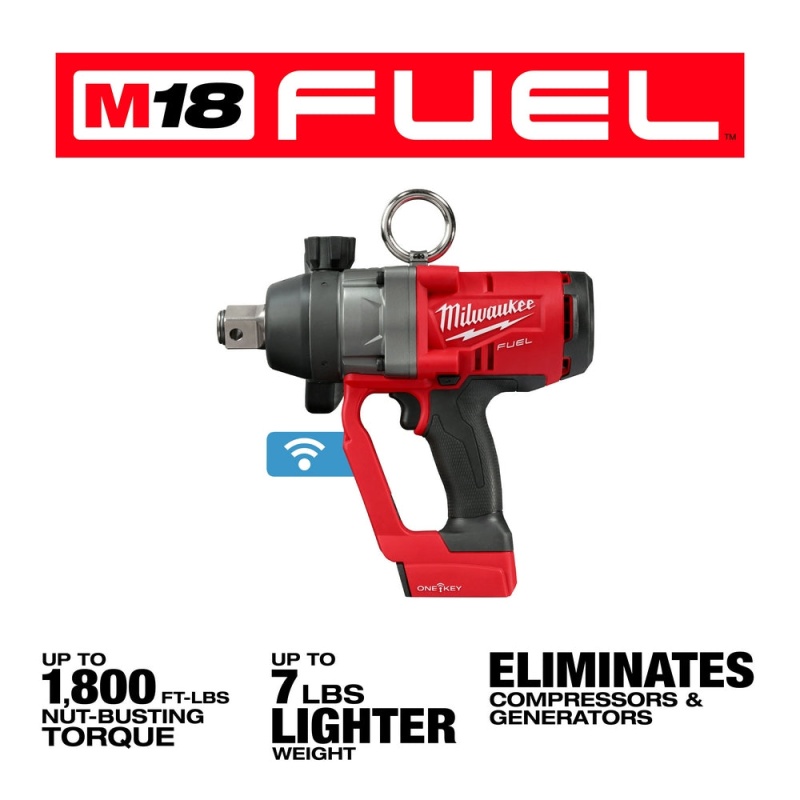 Milwaukee 2867-20 M18 FUEL 18V 1 Inch High Torque Impact Wrench - Bare Tool - Image 3