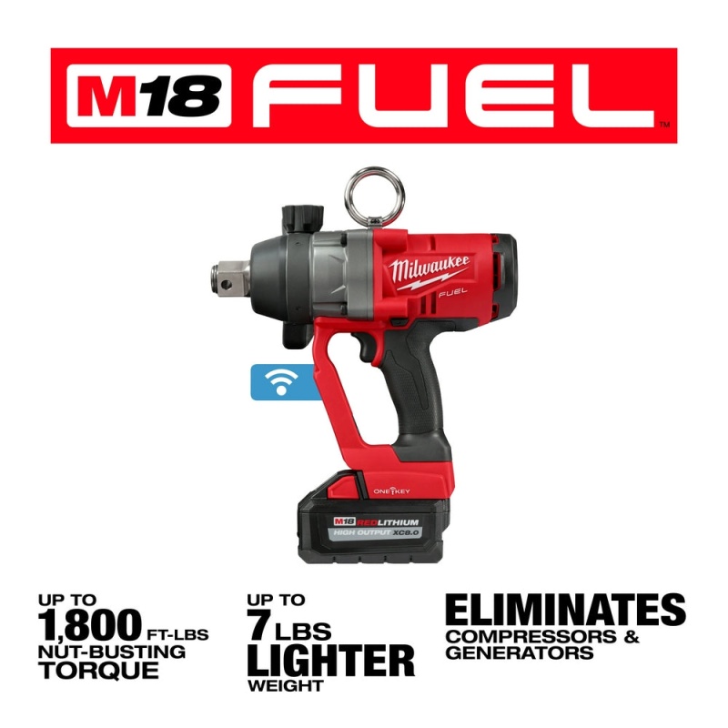 Milwaukee 2867-22 M18 FUEL 18V 1 Inch High Torque Impact Wrench Kit - Image 3