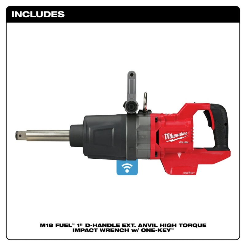 Milwaukee 2869-80 M18 FUEL 18V 1" D-Handle Anvil Impact Wrench -Bare Tool, Recon - Image 2