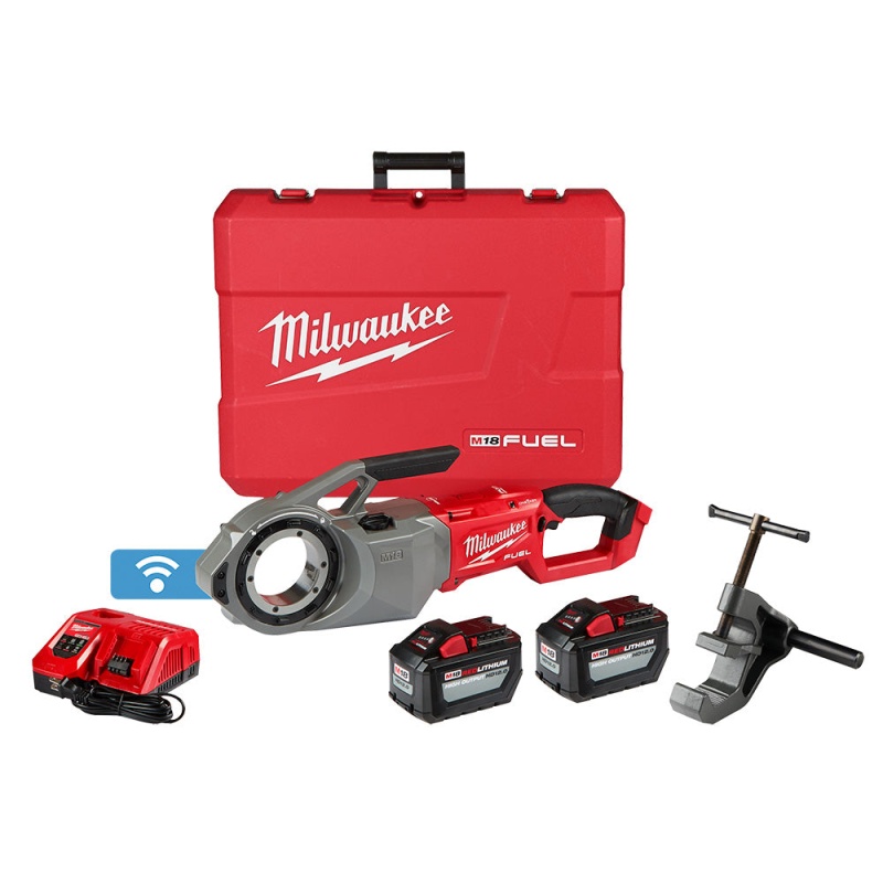 Milwaukee 2874-22HDBS M18 FUEL 18V Pipe Threader / Deep Bandsaw Combo Kit - Image 2