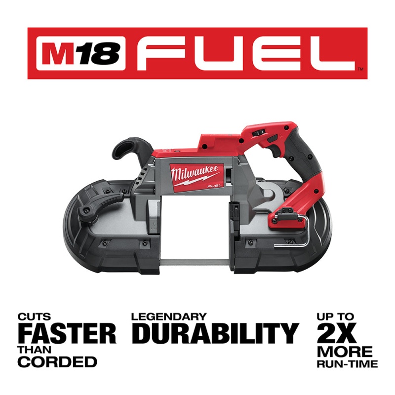 Milwaukee 2874-22HDBS M18 FUEL 18V Pipe Threader / Deep Bandsaw Combo Kit - Image 11