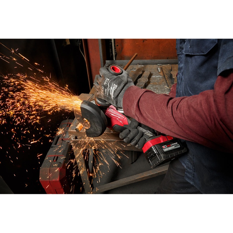 Milwaukee 2880-20ID M18 FUEL 18V 4-1/2"/5" Paddle Switch Grinder w/Impact Driver - Image 8