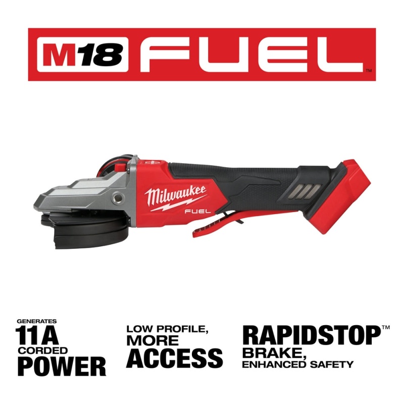 Milwaukee 2886-20 M18 FUEL 18V 5" Li-Ion Flathead Paddle Grinder - Bare Tool - Image 2