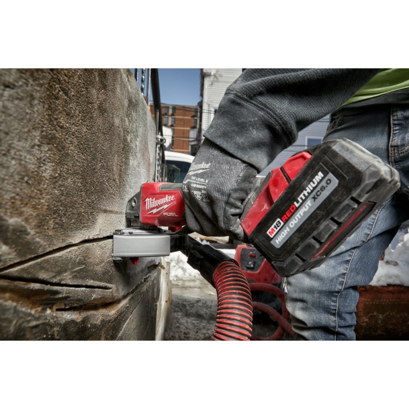 Milwaukee 2888-20 M18 FUEL 18V 4-1/2" / 5" Cordless Paddle Grinder - Bare Tool - Image 15