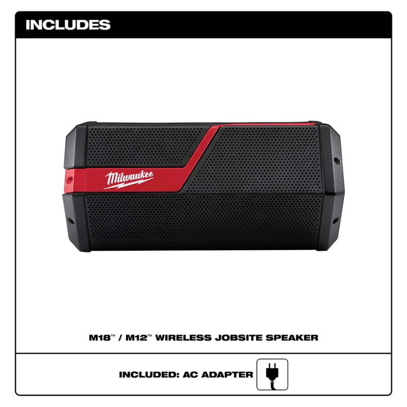 Milwaukee 2891-80 M12/M18 12V/18V Wireless Bluetooth Portable Speaker - Recon - Image 2