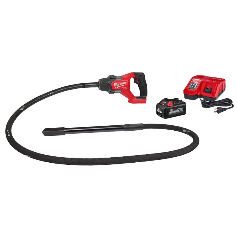 Milwaukee 2911-21 M18 FUEL 18V 8' Cordless Concrete Pencil Vibrator Kit