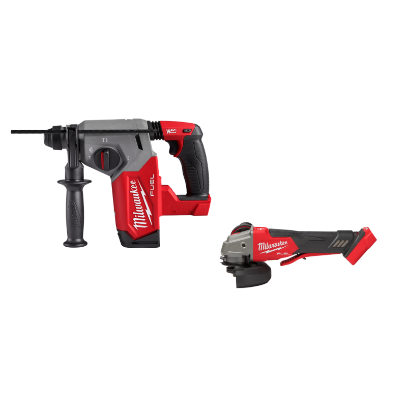 Milwaukee 2912-20GR2 M18 FUEL 18V 1" SDS Plus Cordless Rotary Hammer w/ Grinder