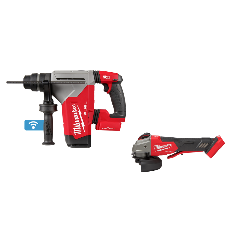 Milwaukee 2915-20GR M18 FUEL 18V 1-1/8" SDS Plus Rotary Hammer w/ Grinder