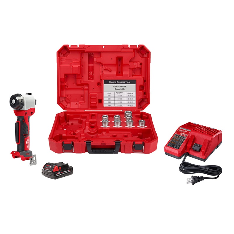 Milwaukee 2935X-81 M18 18V Cable Stripper Kit for Copper Rhw/Rhh - Recon