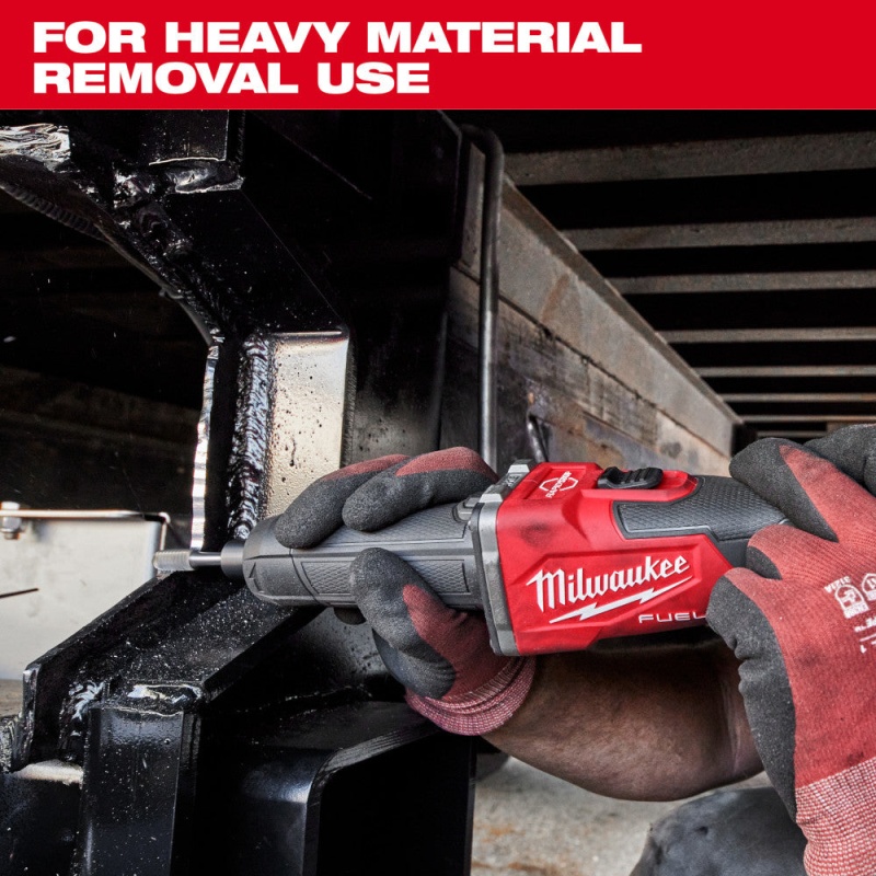 Milwaukee 2939-20 M18 FUEL 18V Braking Die Grinder w/ Slide Switch - Bare Tool - Image 9