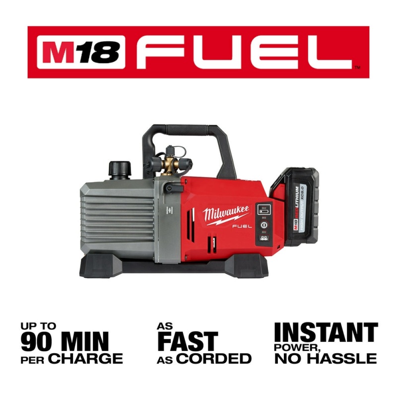 Milwaukee 2941-21 M18 FUEL 18V 5 CFM Cordless Li-Ion Vacuum Pump Kit - Image 3