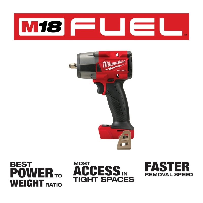 Milwaukee 2960-20 M18 FUEL 18V 3/8" Cordless Mid-Torque Impact Wrench -Bare Tool - Image 3