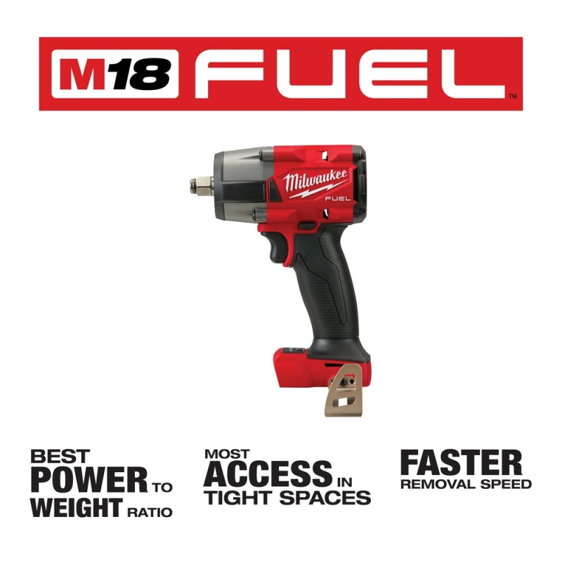 Milwaukee 2962-20MET M18 FUEL 18V 1/2" Mid-Torque Impact Wrench w/ Sockets - Image 6