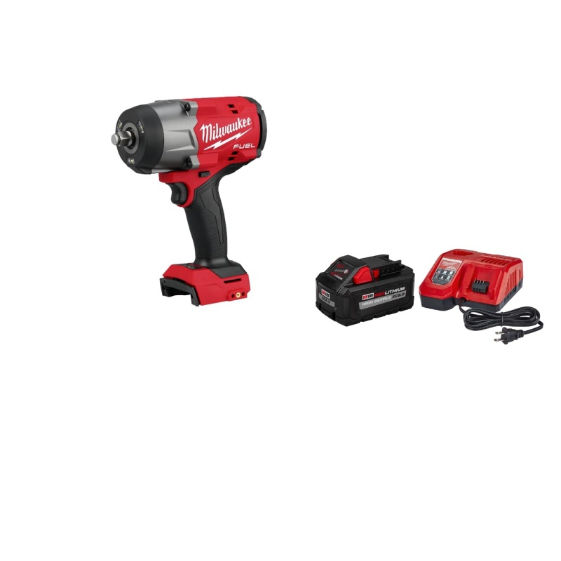 Milwaukee 2967-20HD8 M18 FUEL 18V 1/2" Li-Ion Impact Wrench w/ 8AH Starter Kit