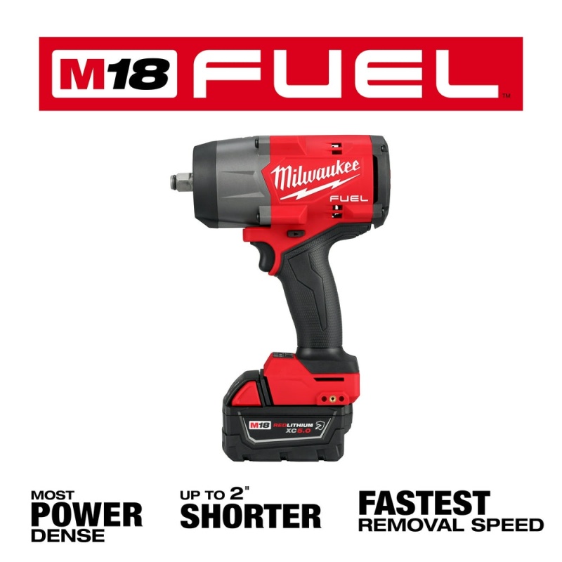 Milwaukee 2967-21B8F M18 FUEL 18V 1/2" Impact Wrench Kit w/ 8AH Forge Battery - Image 2