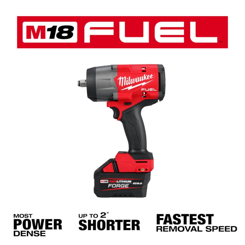 Milwaukee 2967-21F M18 FUEL 18V 1/2" High Torque Impact Wrench FORGE Kit - Image 6