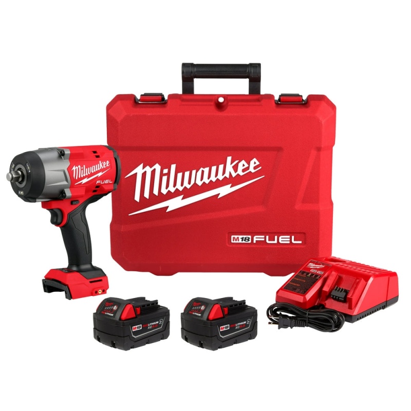 Milwaukee 2967-22 M18 FUEL 18V 1/2" High Torque Impact Wrench Friction Ring Kit