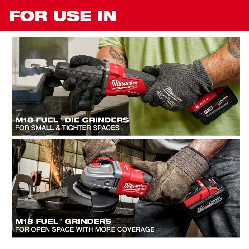 Milwaukee 2984-80 M18 FUEL 18V Braking Die Grinder Paddle - Recon - Bare Tool - Image 10