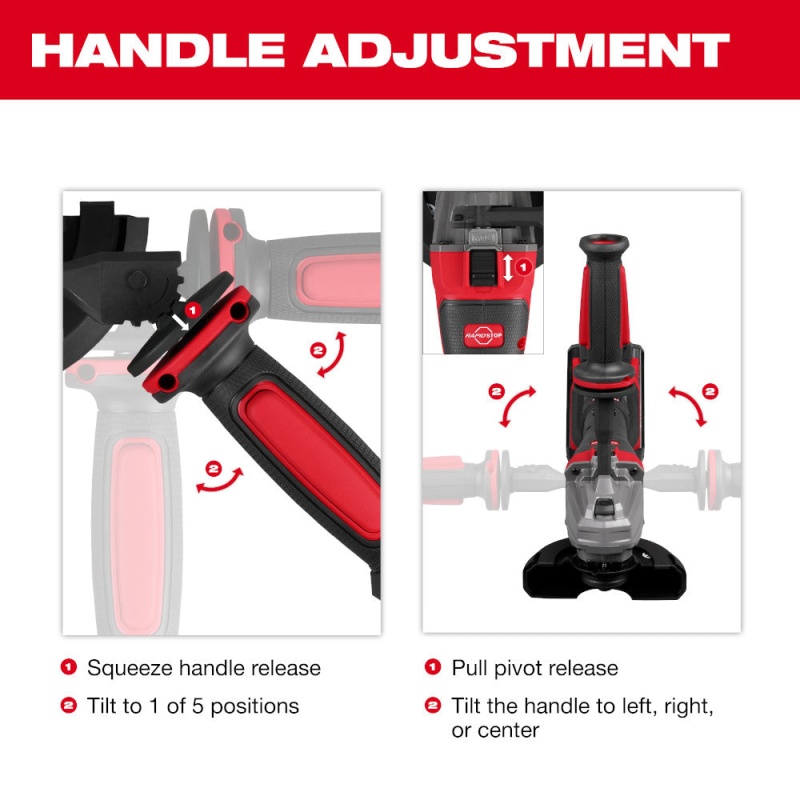 Milwaukee 2986-20 M18 FUEL 18V 4-1/2" / 5" Dual-Trigger Braking Grinder - Image 9