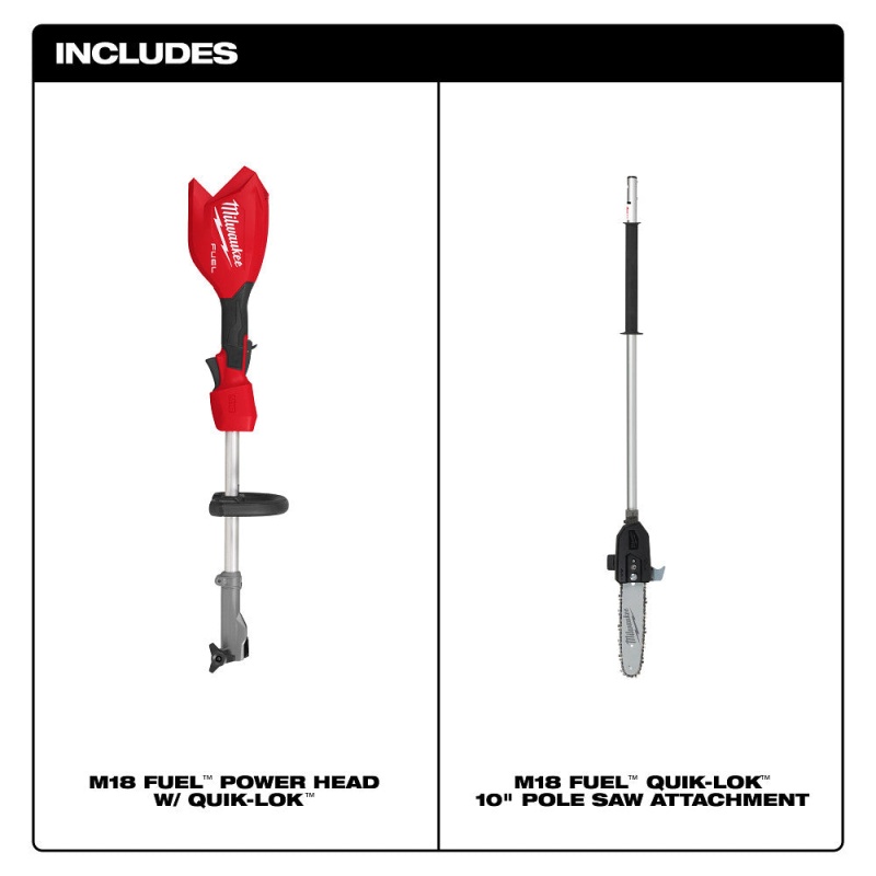 Milwaukee 3016-20PS M18 FUEL 18V Pole Saw w/ QUIK-LOK - Bare Tool - Image 6