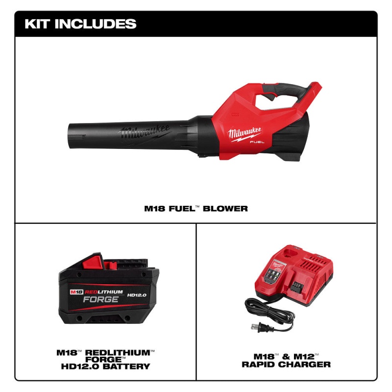 Milwaukee 3017-21HD M18 FUEL 18V Cordless Lithium-Ion Blower Kit - Image 3