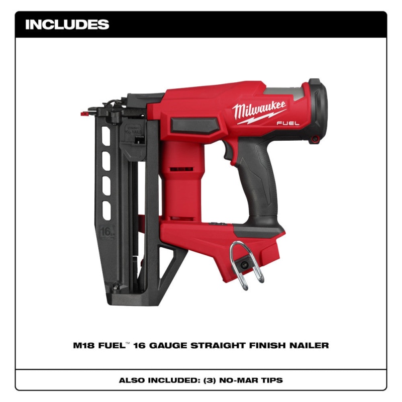 Milwaukee 3020-20 M18 FUEL 18V 16 Gauge Straight Finish Nailer - Bare Tool - Image 3