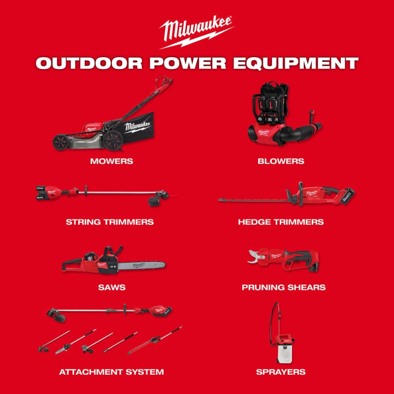 Milwaukee 3033-20 M18 FUEL 18V 24" Cordless Lithium-Ion Hedge Trimmer - Bare Tool - Image 10