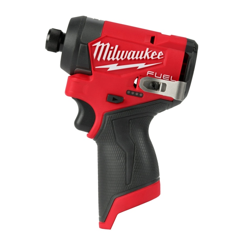 Milwaukee 3453-20x4SK M12 FUEL 12V 1/4" Hex Impact Driver w/ 4AH Starter Kit - Image 2