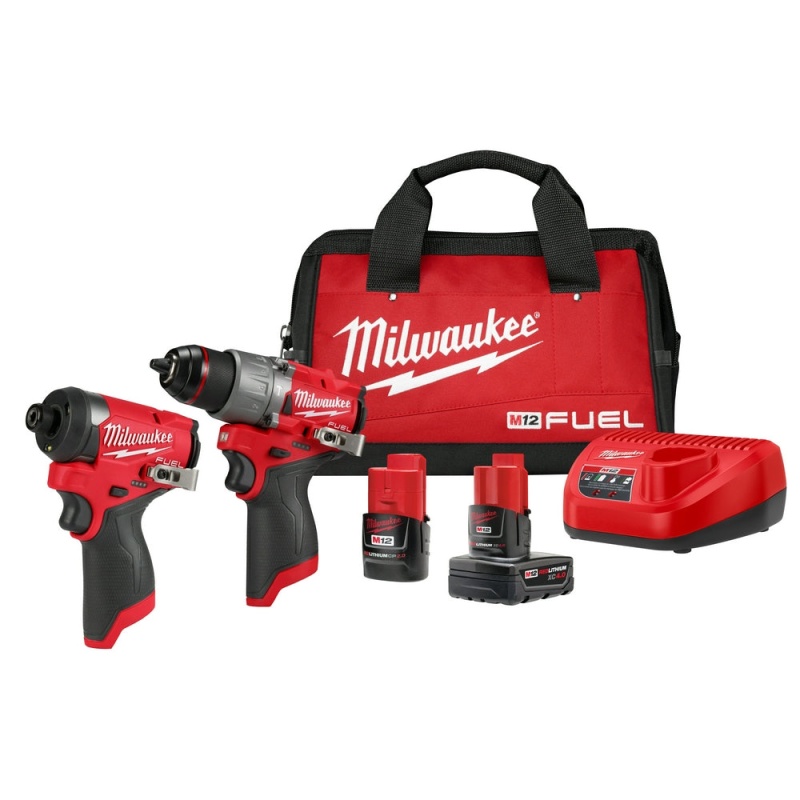 Milwaukee 3497-22HSR M12 FUEL 12V 2-Tool Combo Kit w/ M12 1/4" Ratchet - Image 12