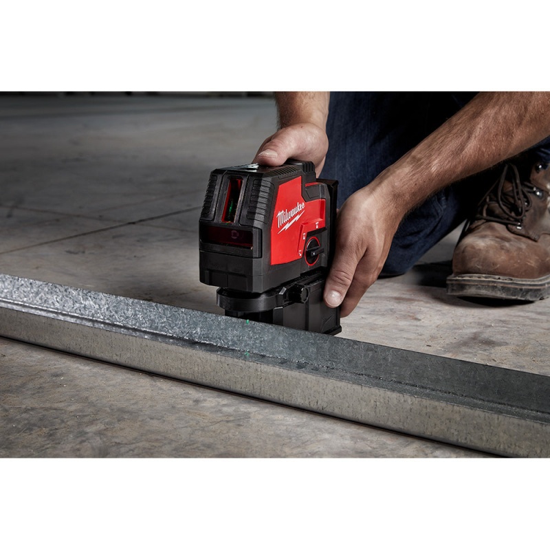 Milwaukee 3522-21 REDLITHIUM USB Rechargeable Green Cross w/ Plumb Points Laser - Image 6