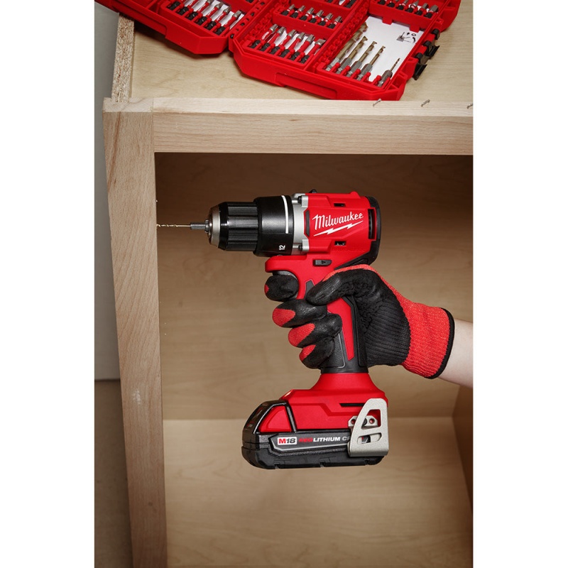 Milwaukee 3601-22CT M18 18V 1/2" Compact Brushless Drill/Driver Kit - Image 8