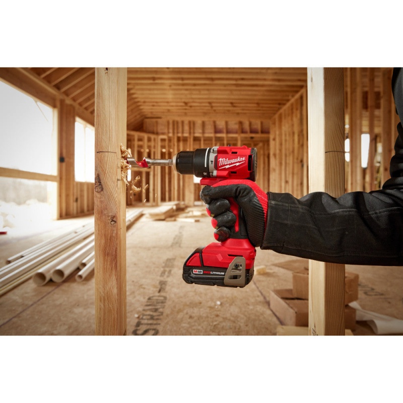 Milwaukee 3602-20 M18 18V 1/2" Compact Brushless Hammer Drill - Bare Tool - Image 8