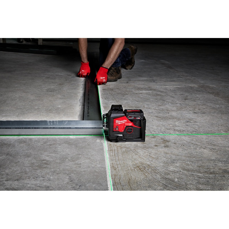 Milwaukee 3632-21 M12 12V Lithium-Ion Cordless Green 3-Plane Laser Level Kit - Image 8