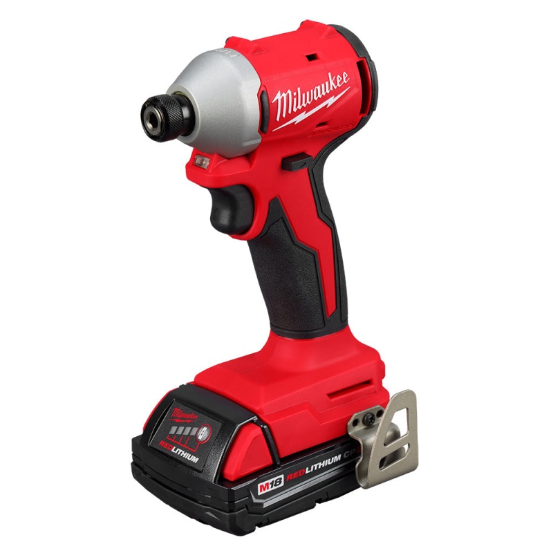 Milwaukee 3650-22CT M18 18 1/4" Compact Brushless Hex Impact Driver Kit - Image 6