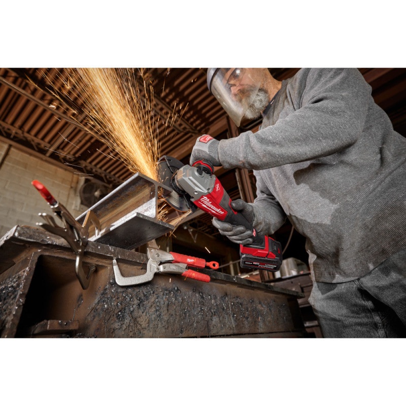 Milwaukee 3671-20 M18 FUEL 18V 4-1/2"-6" Braking Grinder Slide Switch -Bare Tool - Image 11