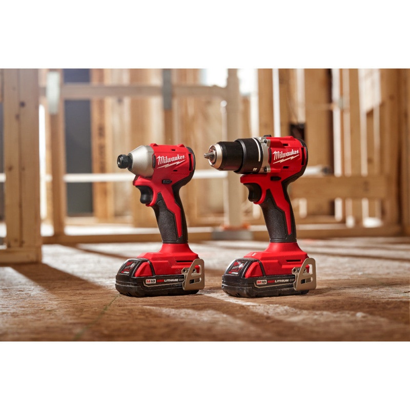 Milwaukee 3692-22CT M18 18V Compact Brushless 2 Tool Drill/Driver Combo Kit - Image 8