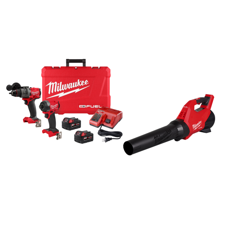 Milwaukee 3697-22XBWR M18 FUEL 18V 2-Tool Combo Kit w/ M18 Blower