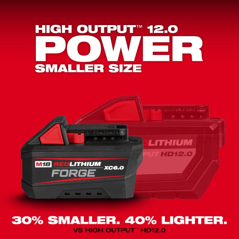 Milwaukee 48-11-1861 M18 18V XC6.0 REDLITHIUM FORGE Battery Pack - Image 4