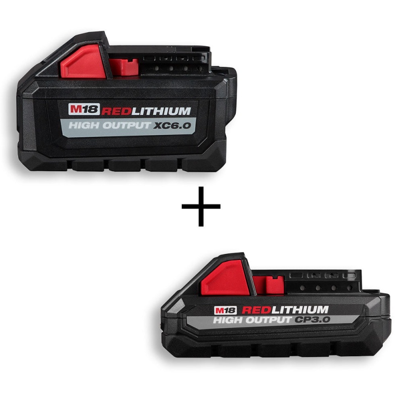 Milwaukee 48-11-1865B M18 18V 6AH/3AH REDLITHIUM HIGH OUTPUT Batteries