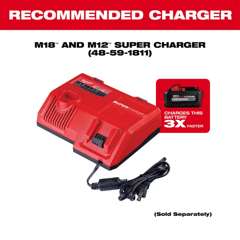 Milwaukee 48-11-1880 M18 18V 8.0Ah REDLITHIUM High Output Battery Pack - Image 6