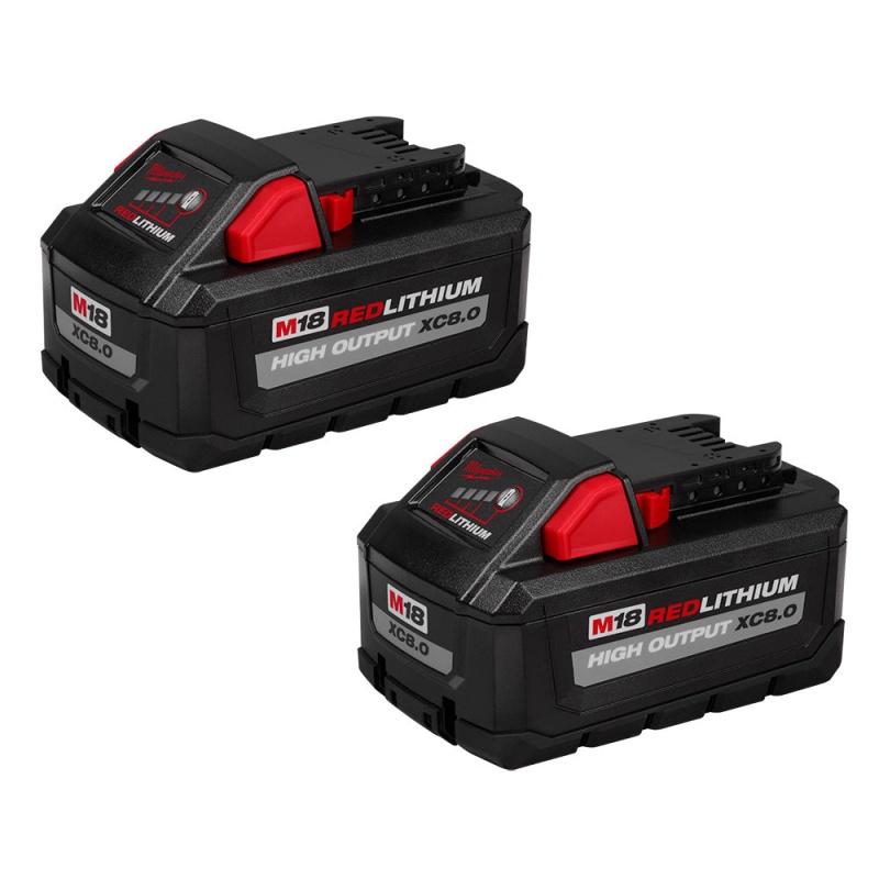 Milwaukee 48-11-1882 M18 18V XC 8.0 Ah REDLITHIUM High Output - 2 PK