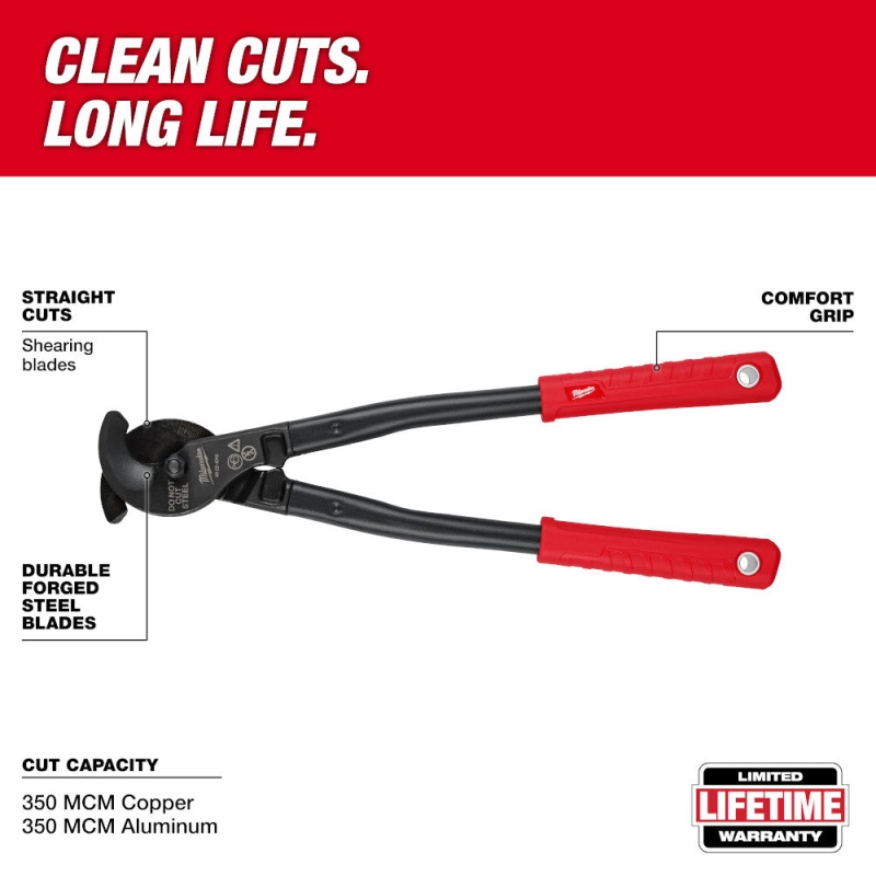 Milwaukee 48-22-4016 17" Heavy Duty Utility Cable Cutter - Image 3