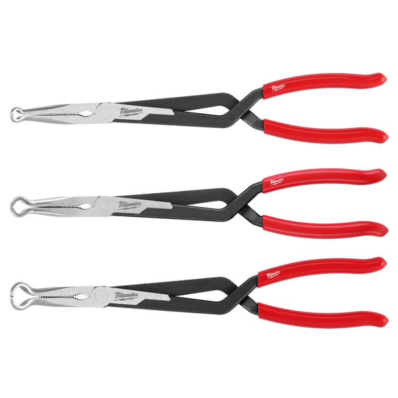 Milwaukee 48-22-6563 Long Reach Corrosion Resistant Hose Grip Pliers Set - 3 PC