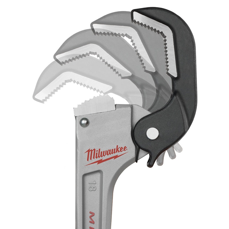 Milwaukee 48-22-7418 18" Aluminum Self-Adjusting Pipe Wrench - Image 8