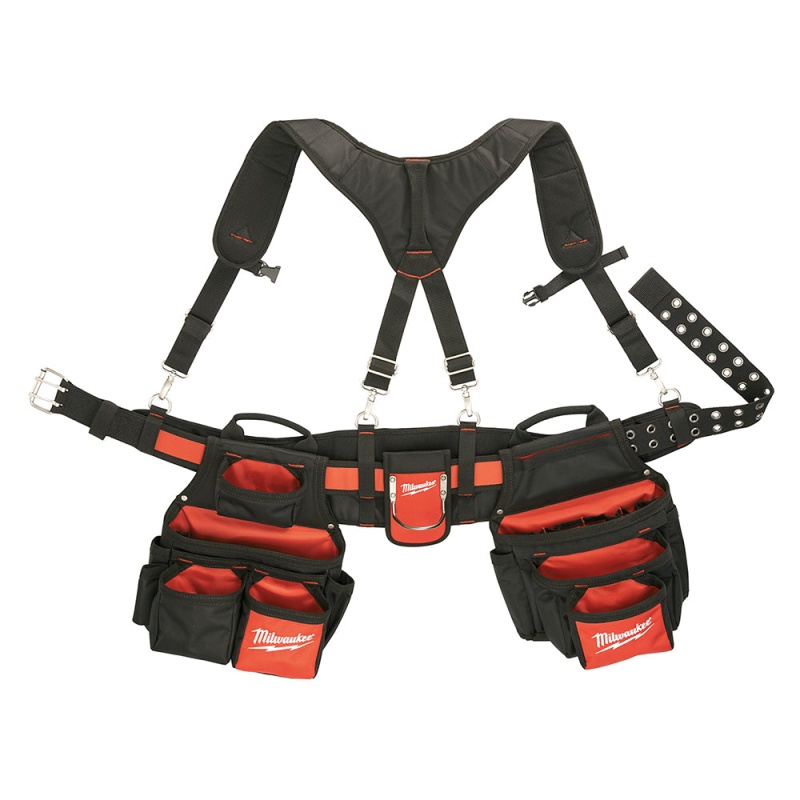 Milwaukee 48-22-8120 30 - 53-Inch 24-Pocket Suspension Rig Contractor Work Belt